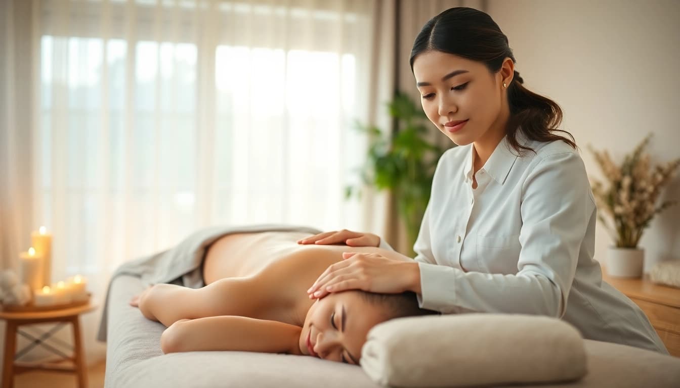 Experience premium 오산출장마사지 with a skilled therapist in a calming home environment.