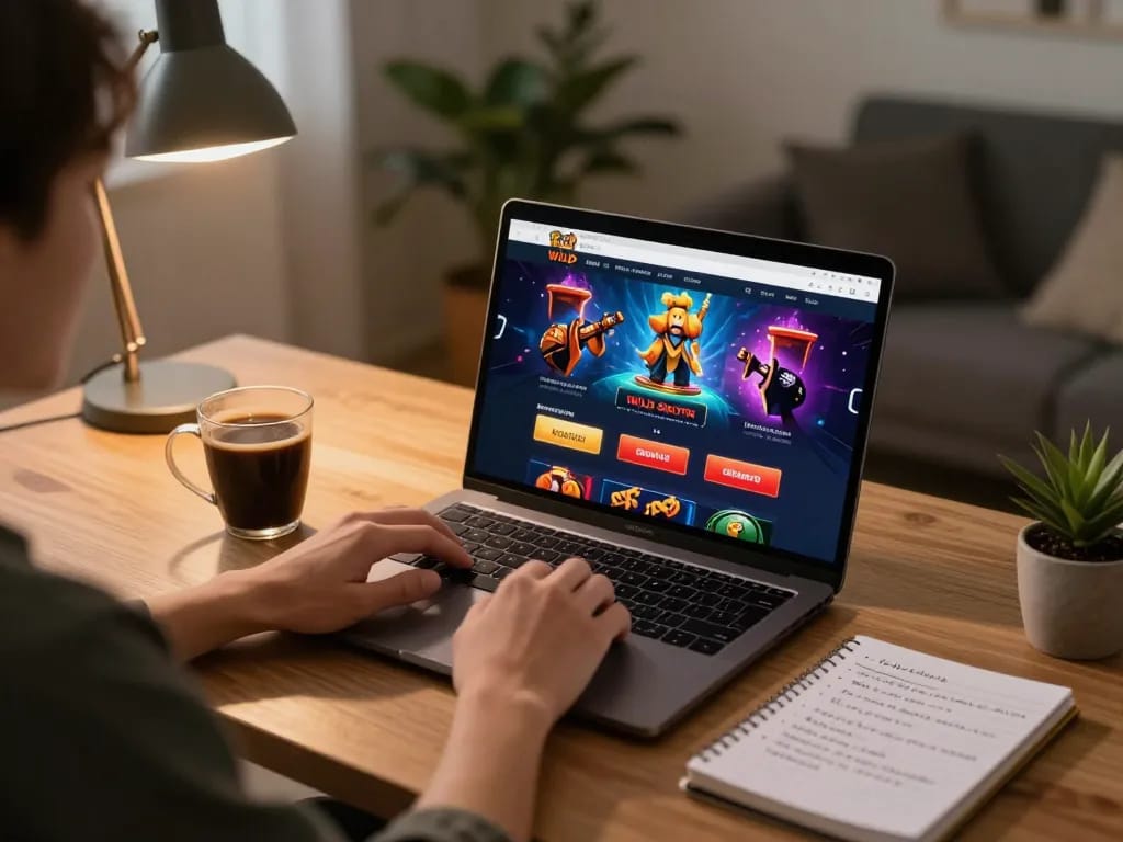 Connecting to Wild Sultan casino for secure and thrilling online gaming sessions.