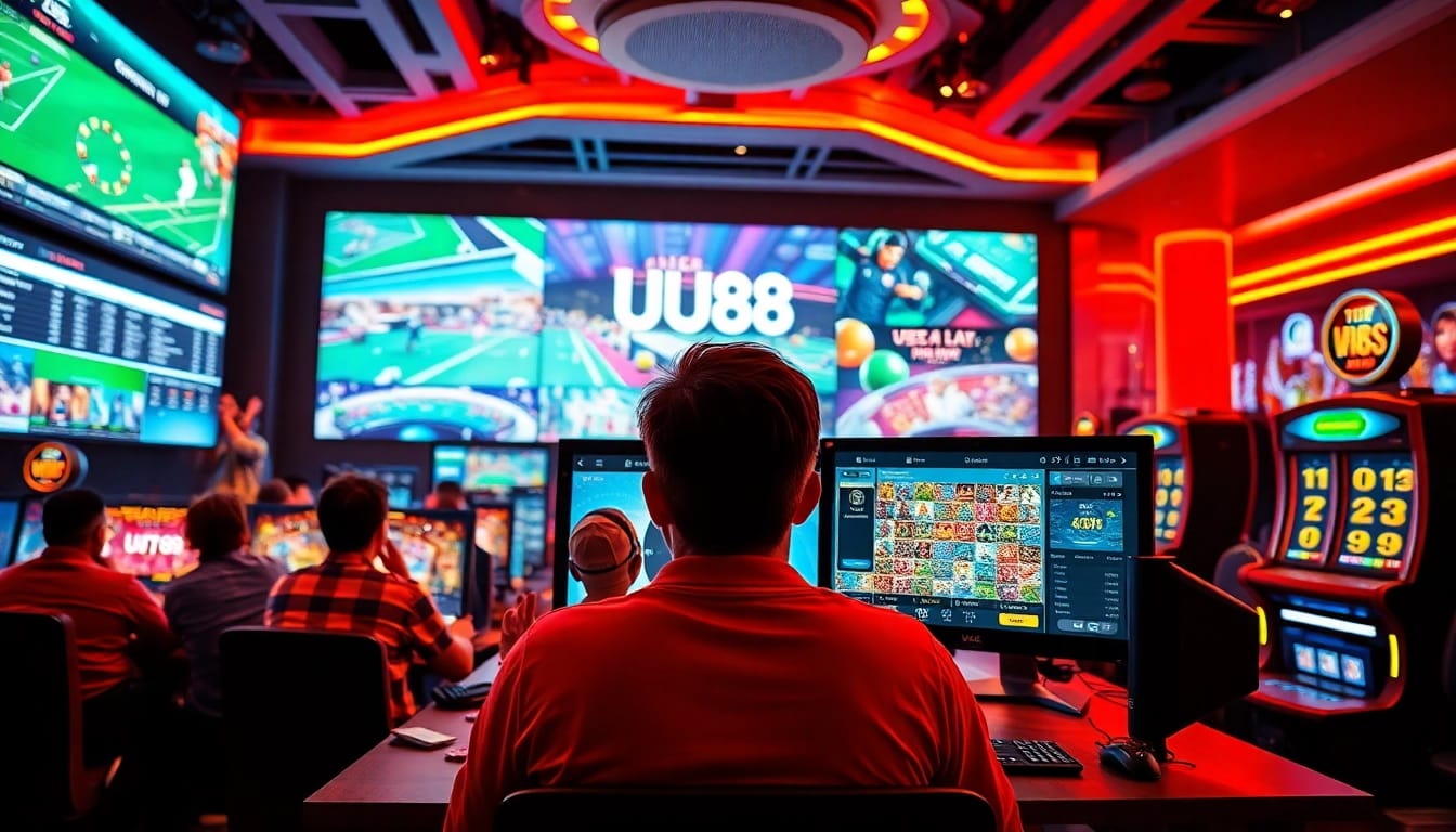 UU88 gaming platform showcasing live casino action, excitement, and secure user experience.