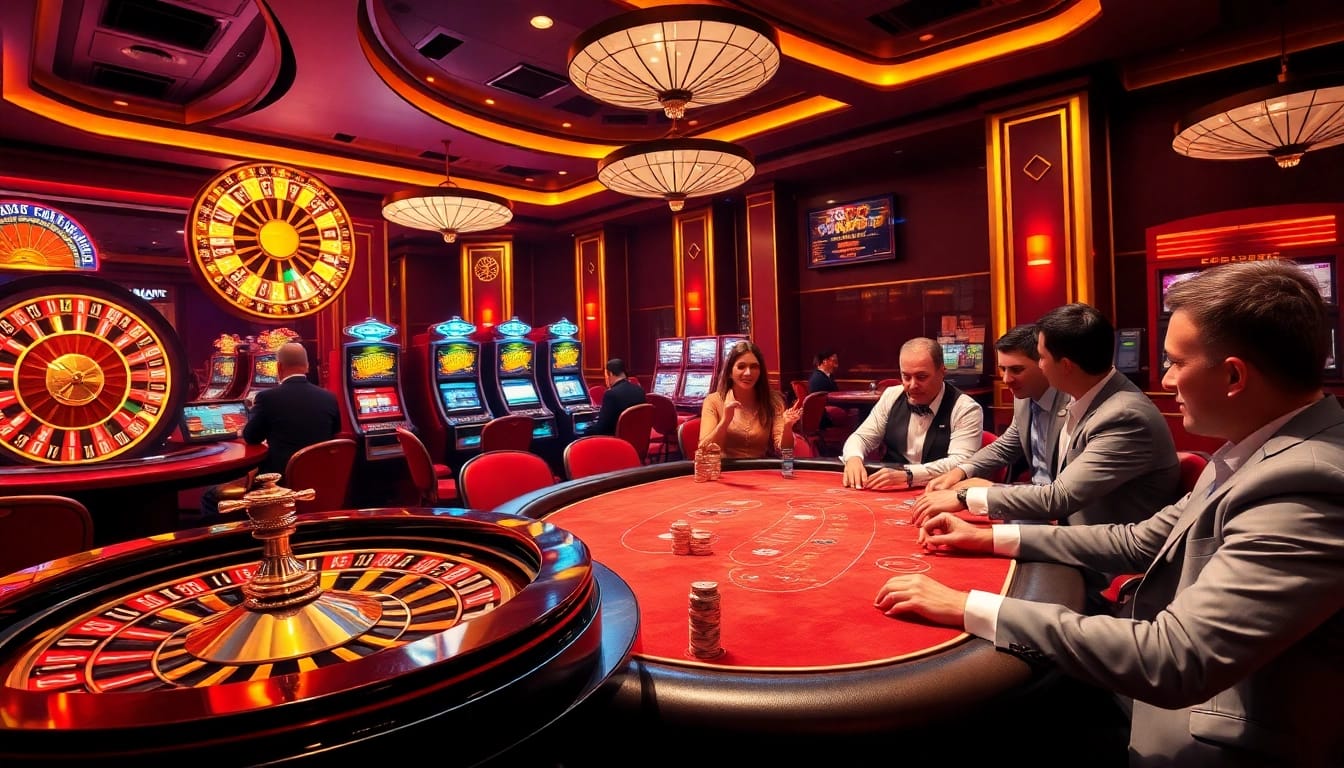 Experience the thrill of real-time betting at https://rr88.auction/, showcasing players enjoying a premium casino atmosphere.