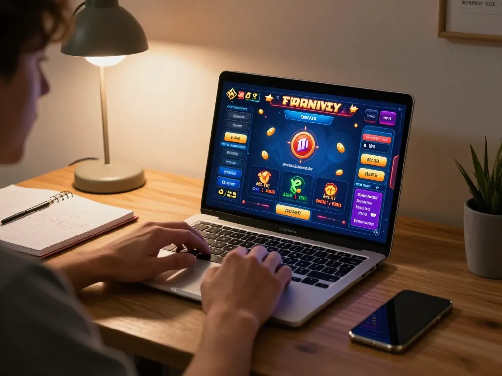 Experience gtatoto gaming at home with a cozy setup showing online betting strategy