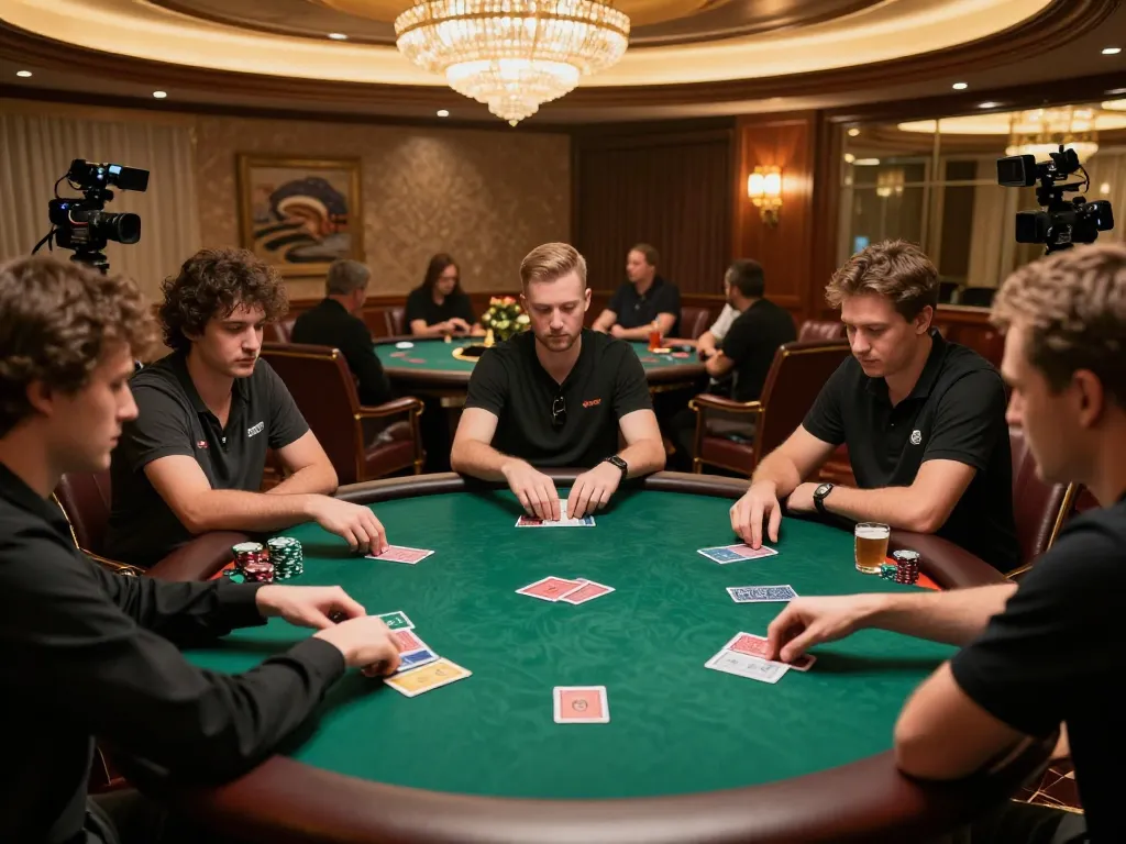 Engaging poker action in a VIP room showcases dohistory of competitive gaming strategies and player focus