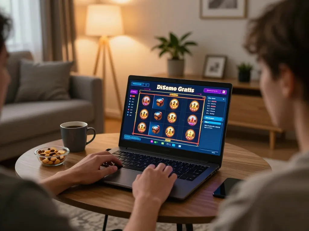 Orang yang bermain slot online PG Soft Demo Gratis dari rumah, pengaturan yang nyaman dengan antarmuka permainan yang cerah