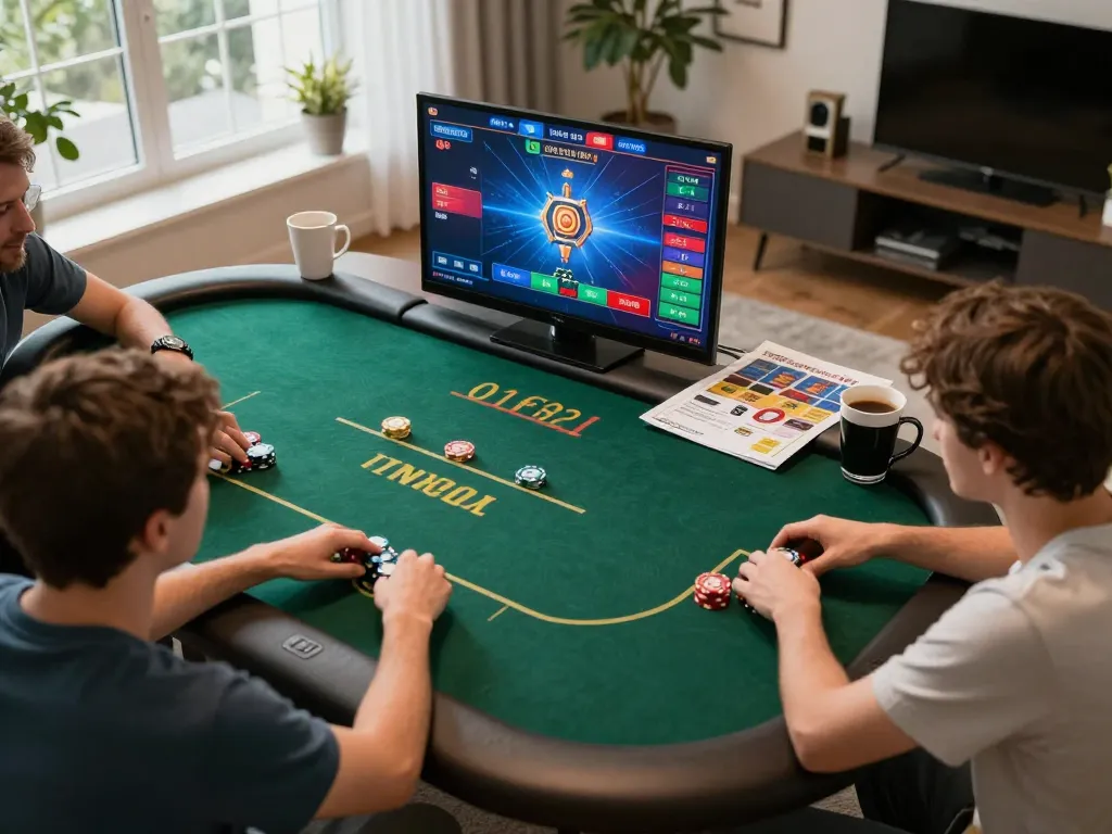 Engaging online poker gameplay on F168 with strategic elements and vibrant graphics.