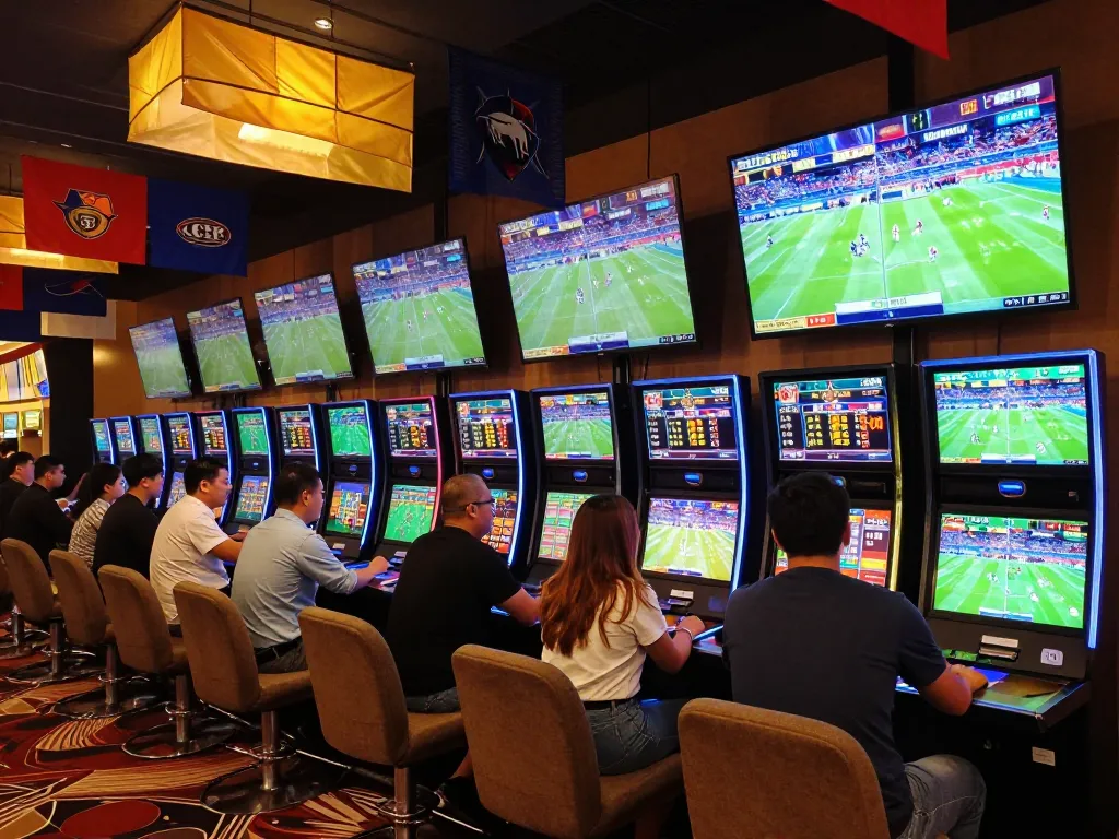 LC88 sports betting experience with friends engaging in placing bets during live matches