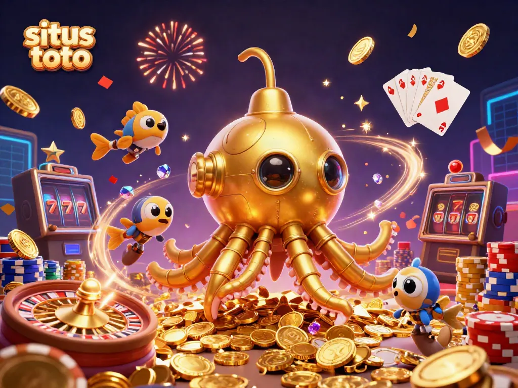 Menangkan jackpot dengan situs toto terbaik di tengah lautan koin emas dan permainan yang menakjubkan.