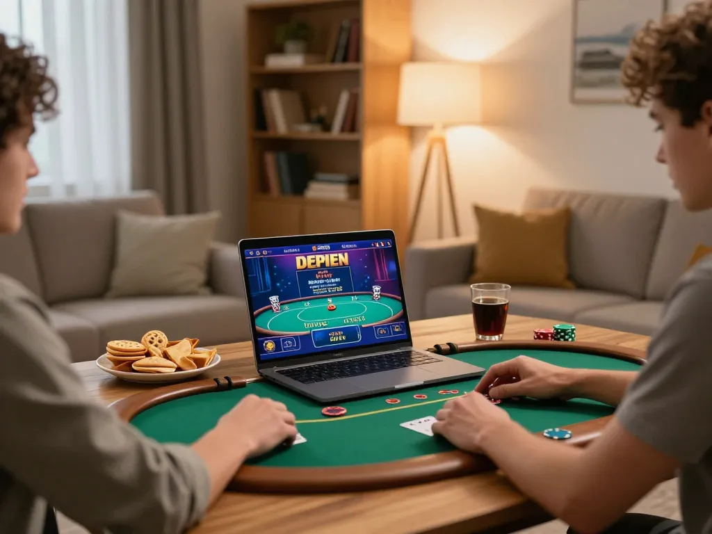 Join the thrilling poker action at 98win com, blending excitement with strategic gameplay at home.