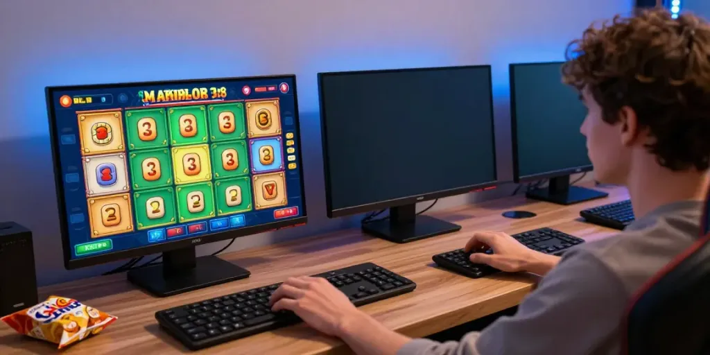 Pengalaman judi slot pragmatic gacor online dengan pemain menikmati permainan di komputer dengan grafis menarik.