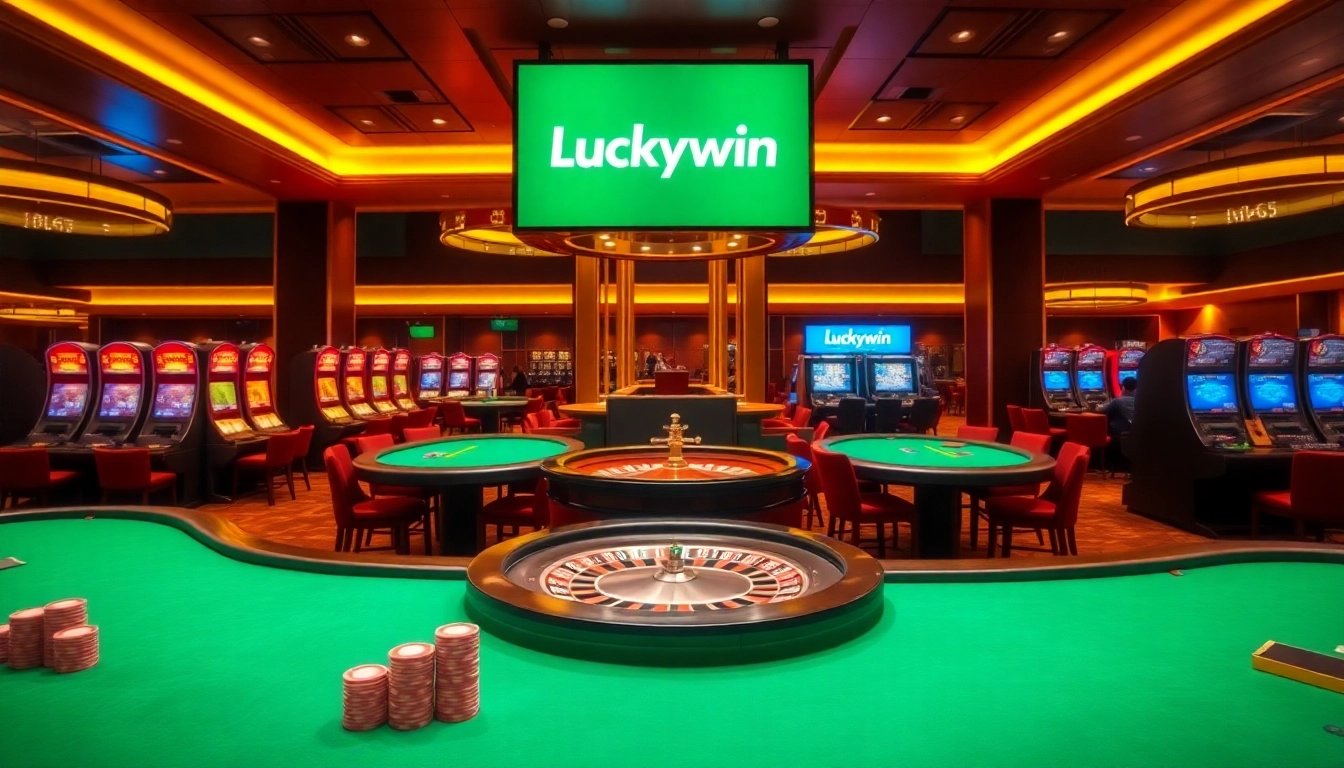 Engage in thrilling games at Luckywin tel casino with vibrant tables and lively players.