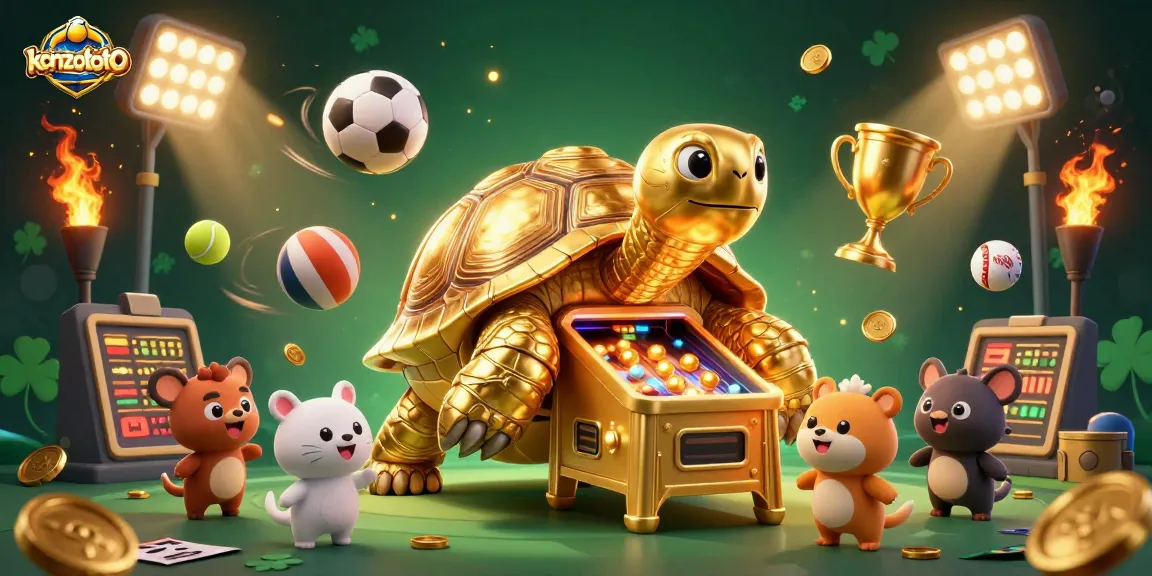 Kenzototo players enjoying a thrilling game with golden tortoise and vibrant betting elements.