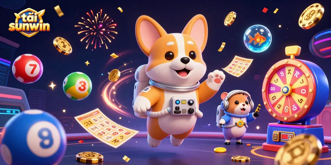 Engage with tải sunwin through a vibrant, dynamic casino scene featuring playful 3D characters.