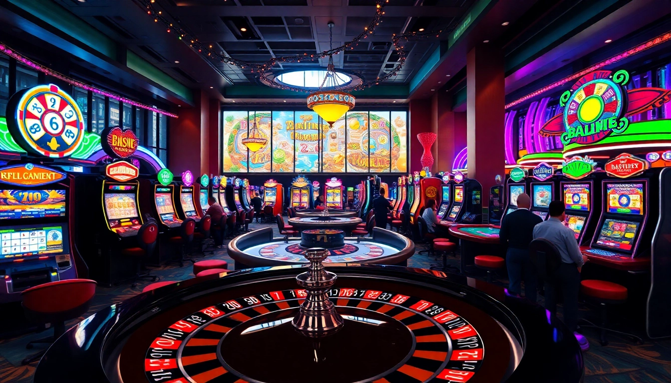 Erlebe spannende casino-spiele de in einem lebhaften Casino mit aktivem Roulette