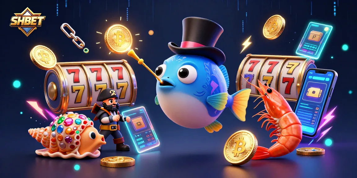 Engage in thrilling online gaming with SH BET featuring colorful characters like a deep-sea anglerfish, pirate shrimp, and gemstone snail.