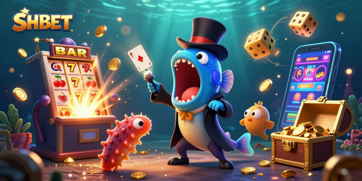 SH BET showcases a magical underwater casino scene with vibrant characters and exciting gambling elements