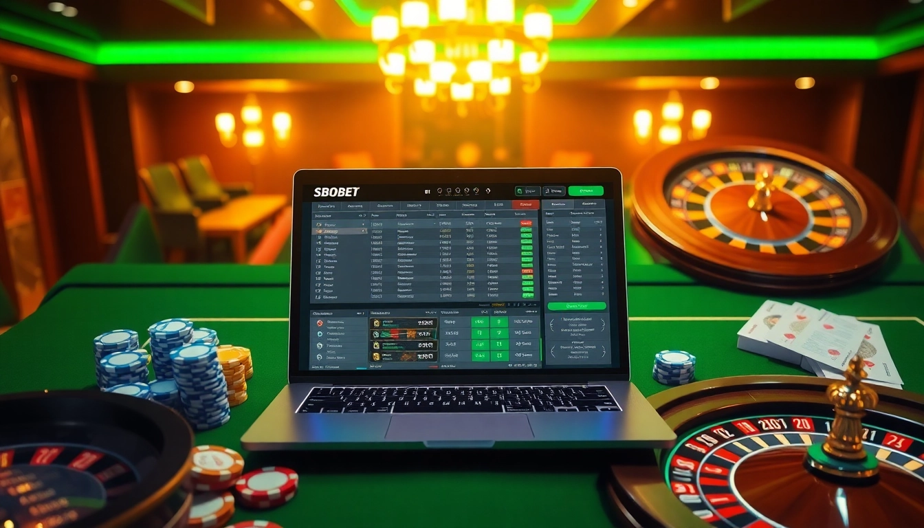 Experience the thrill of Situs Judi Bola while betting on an online sportsbook with vibrant visuals and luxury.