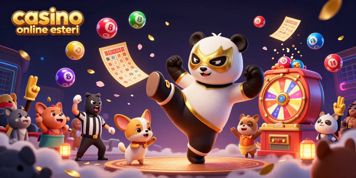 Vivi momenti emozionanti ai casino online esteri con giochi di lotteria colorati e spettatori animali coinvolti nel divertimento