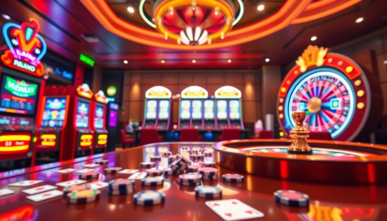 Experience thrilling gameplay at LEGO138 login with vibrant casino visuals.