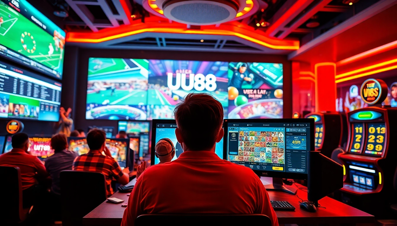 UU88 gaming platform showcasing live casino action, excitement, and secure user experience.