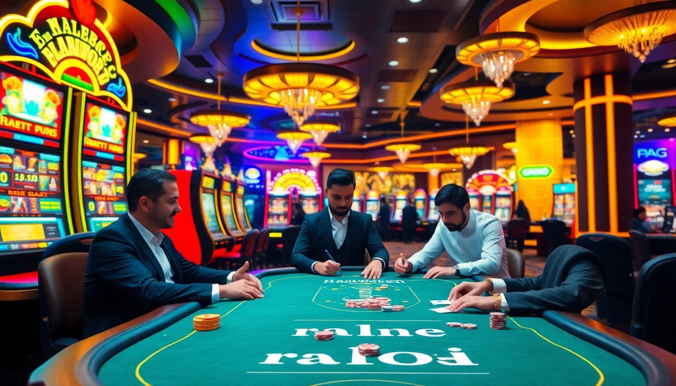 Experience the thrill of raja luck at a vibrant casino, featuring exciting games and elegant setups.