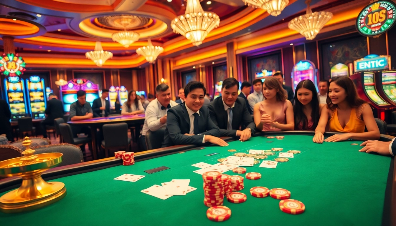 Engage with thrilling table games and vibrant slots at dn88, where excitement meets elegance.
