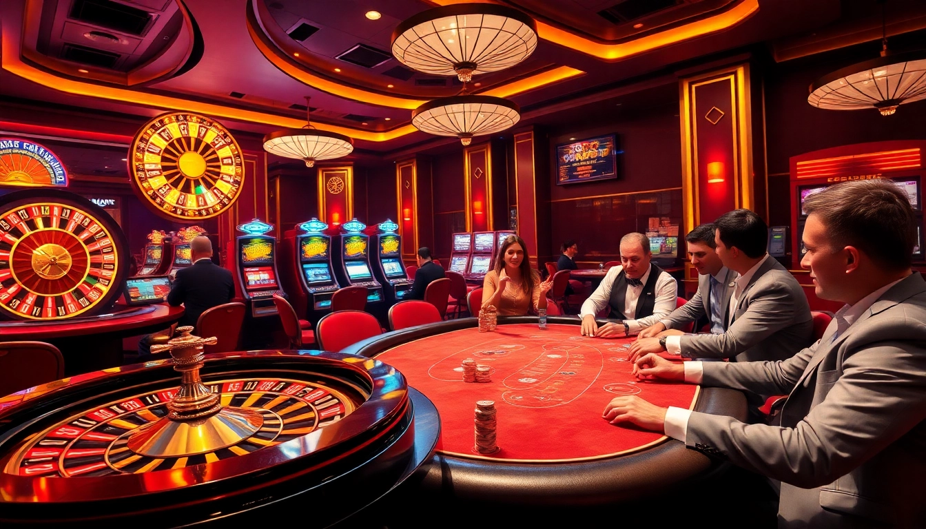 Experience the thrill of real-time betting at https://rr88.auction/, showcasing players enjoying a premium casino atmosphere.
