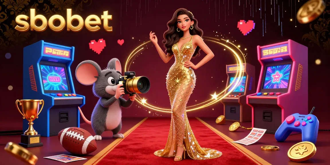 Experience sbobet with dynamic sports betting elements captivating in a vibrant casino scene.