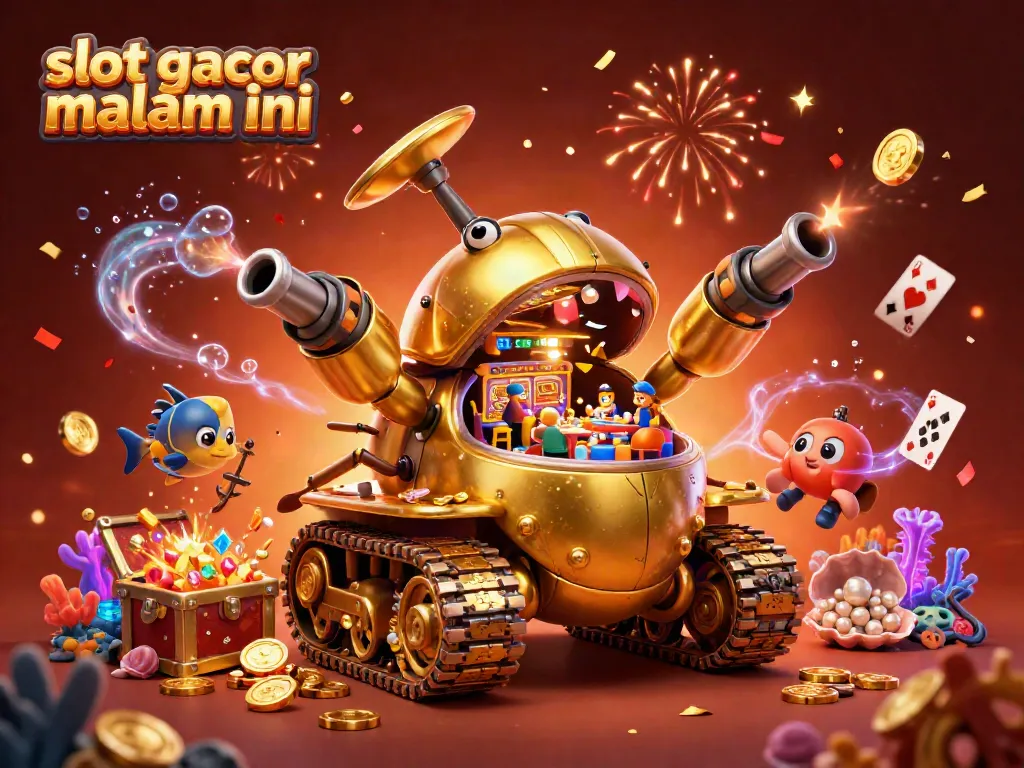 Menangkan slot gacor malam ini dengan meriah melalui ilustrasi kasino 3D berwarna-warni!