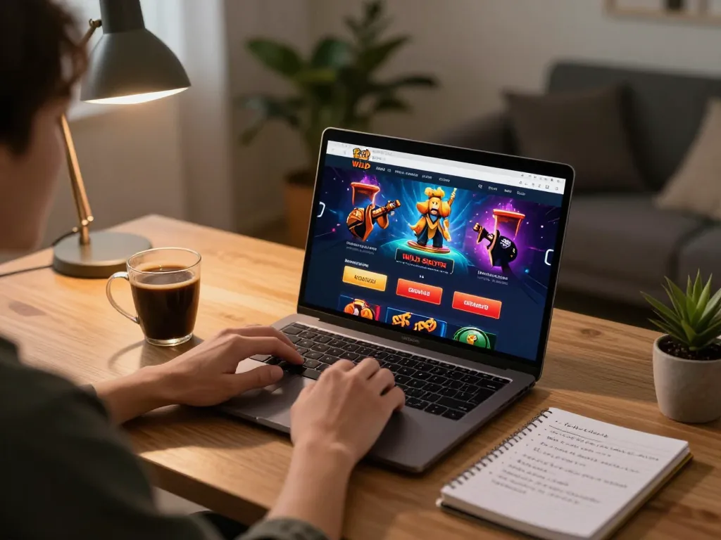 Connecting to Wild Sultan casino for secure and thrilling online gaming sessions.