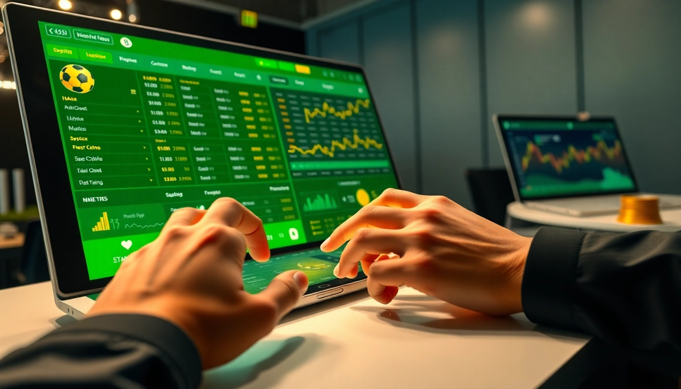 Real-time betting interface showcasing keo nha cai statistics and odds