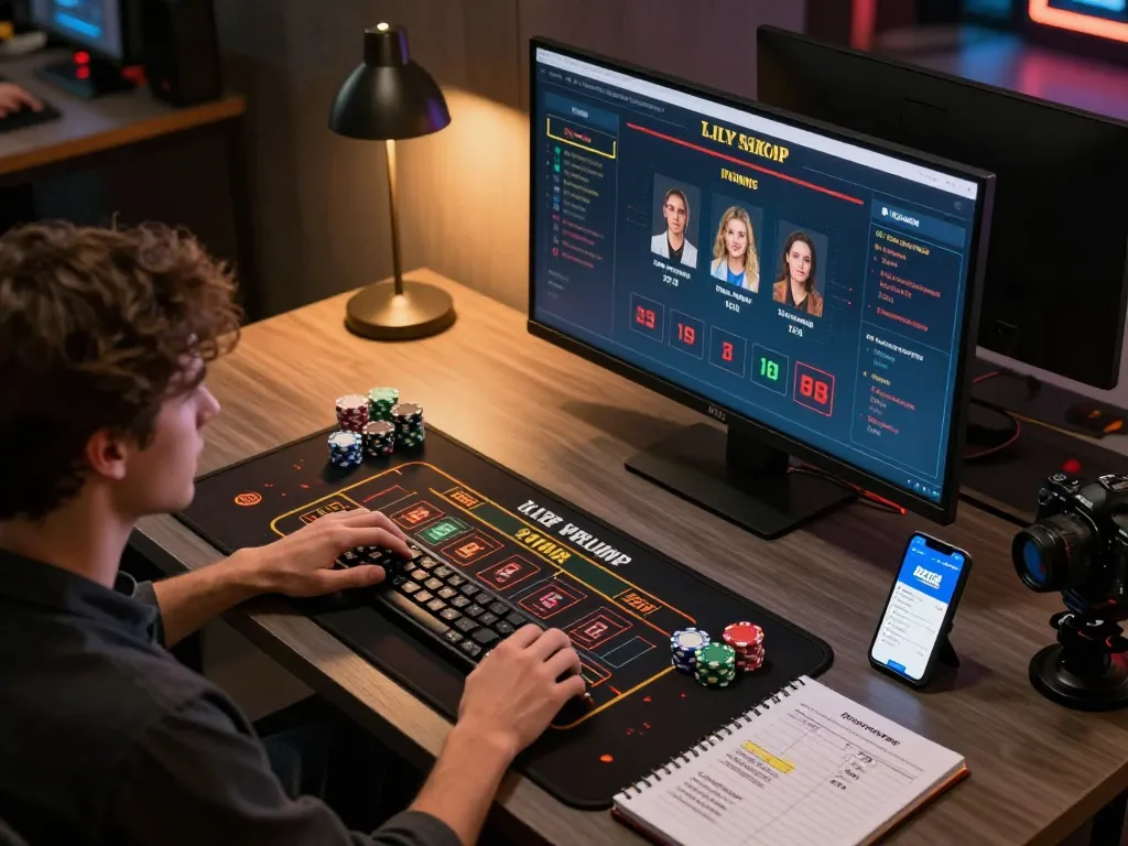 Bet88 player enjoying an engaging online casino game with live dealer options.