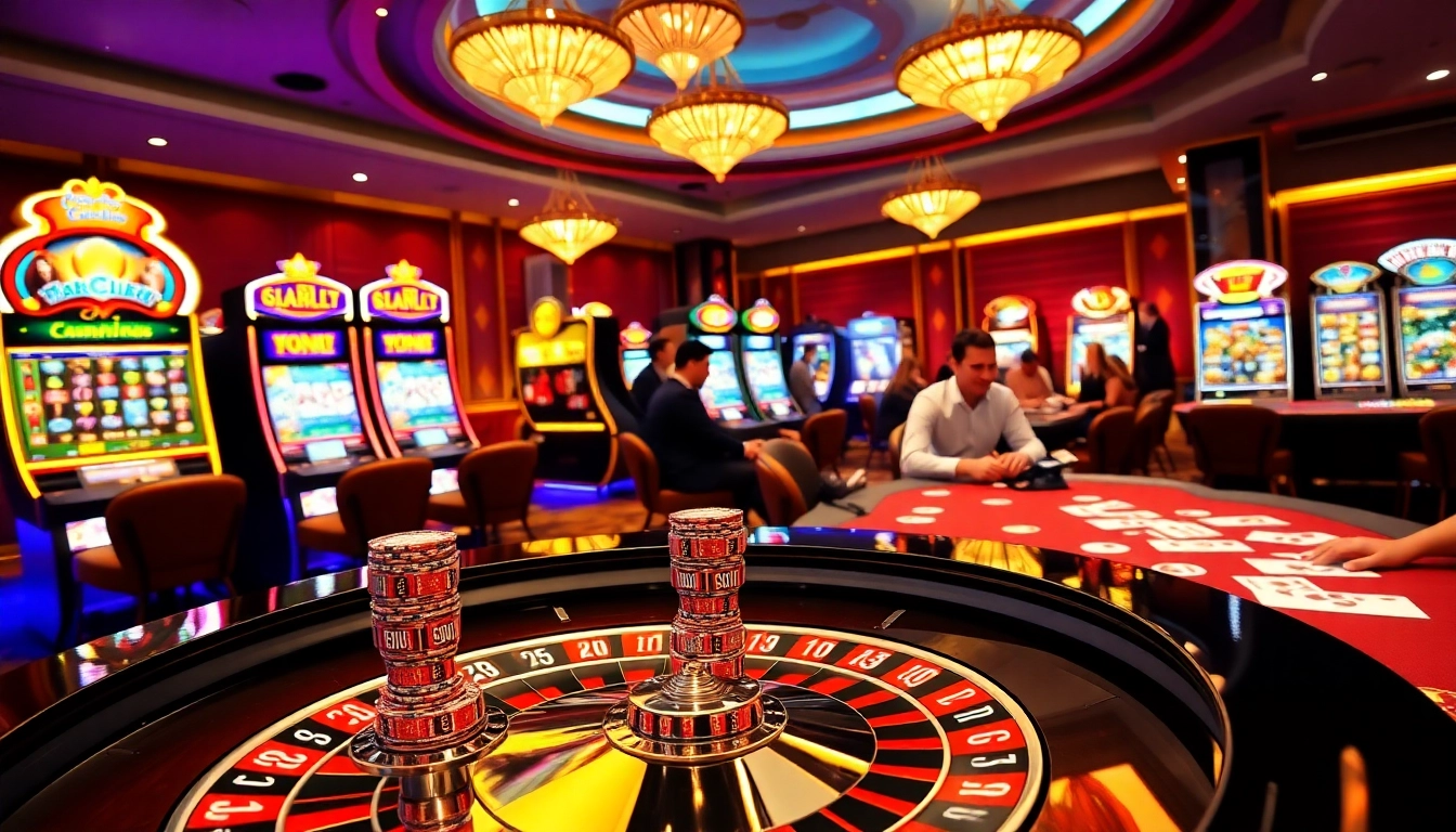 Experience the excitement of Nhà cái Hitclub with luxurious casino gaming and vibrant roulette tables.